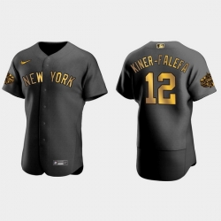 Men New York Yankees Isiah Kiner Falefa 2022 Mlb All Star Game Black Men Jersey