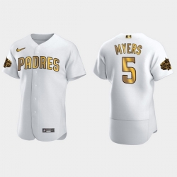 Men San Diego Padres Wil Myers 2022 Mlb All Star Game White Gold Men Jersey