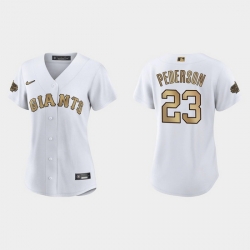 Women San Francisco Giants Joc Pederson 2022 Mlb All Star Game Replica White Jersey