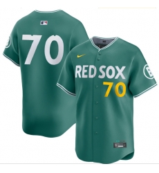 Red Sox #70 Green Baseball Jersey Red Sox #70 Green Baseball Jersey