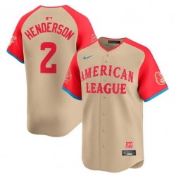 Youth American League 2 Gunnar Henderson Cream 2024 All Star Limited Stitched Jersey