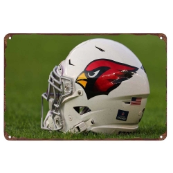 Arizona Cardinals Aluminum Sign 12x8 Inch Arizona Cardinals 002