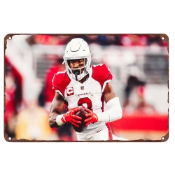 Arizona Cardinals Aluminum Sign 12x8 Inch Budda Baker 003