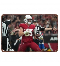 Arizona Cardinals Aluminum Sign 12x8 Inch Trey McBride 004