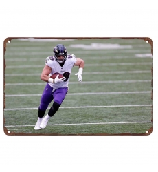 Baltimore Ravens Aluminum Sign 12x8 Inch Mark Andrews 002