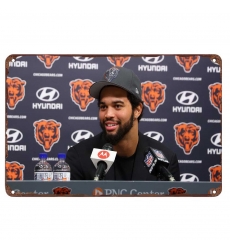 chicago bears Aluminum Sign 12x8 Inch Caleb Williams 001