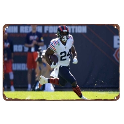 chicago bears Aluminum Sign 12x8 Inch Khalil Herbert 004