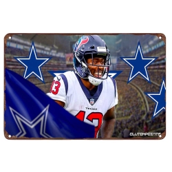 Dallas Cowboys Aluminum Sign 12x8 Inch Brandin Cooks 003