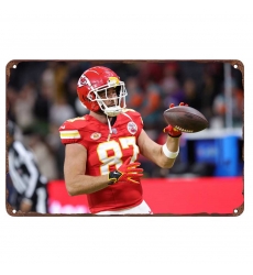 Kansas City Chiefs Aluminum Sign 12x8 Inch Travis Kelce 001