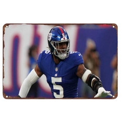 New York Giants Aluminum Sign 12x8 Inch Kayvon Thibodeaux 002