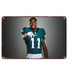 Philadelphia Eagles Aluminum Sign 12x8 Inch A.J. Brown 001