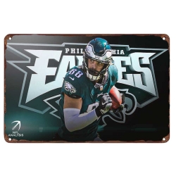 Philadelphia Eagles Aluminum Sign 12x8 Inch Dallas Goedert 003