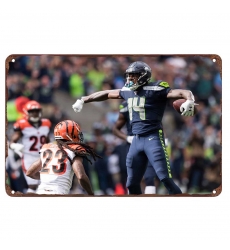 Seattle Seahawks Aluminum Sign 12x8 Inch Dk Metcalf 002