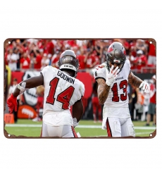 Tampa Bay Buccaneers Aluminum Sign 12x8 Inch Chris Godwin 001