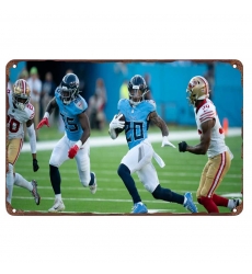 Tennessee Titans Aluminum Sign 12x8 Inch Tony Pollard 001