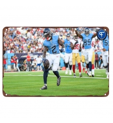 Tennessee Titans Aluminum Sign 12x8 Inch Tony Pollard 002