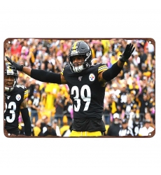 Pittsburgh Steelers Aluminum Sign 12x8 Inch Minkah Fitzpatrick 001