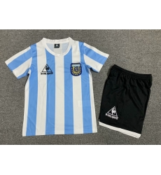 Youth Retro Soccer Jerseys Argentina 1986