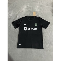 Men 2024 2025 Soccer Jersey Lisbon Black