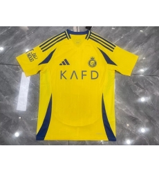 Men 2024 2025 Soccer Jersey Riyadh Yellow