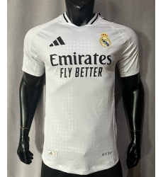 Men 2024 Soccer Jersey Real Madrid CF White