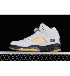 A MA MANIERE AIR JORDAN 5 RETRO PHOTON DUST WHITE YELLOW BLACK BLUE SILVER FZ5758 004