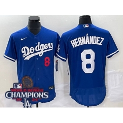 Women Nike Los Angeles Dodgers Clayton Kershaw #22 Gray Flex Base 2024 World Series Champions Stitched MLB Jersey