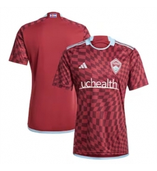 Men Colorado Rapids Blank 2024 25 Home Replica Red