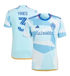 Men Colorado Rapids Sam Vines 2024 25 Away Replica Light Blue