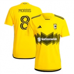 Men Columbus Crew SC Aidan Morris 2024 25 Home Replica Yellow