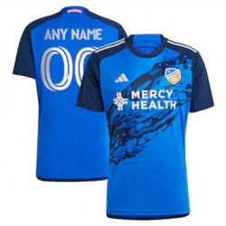 Men FC Cincinnati Custom 2023 24 Home Replica Blue