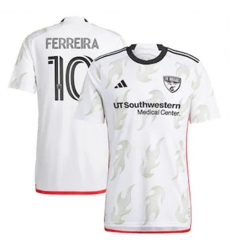 Men FC Dallas Jesus Ferreira 2023 24 Away Replica White