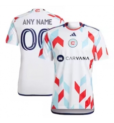 Men Chicago Fire Custom 2024 25 Away Replica White