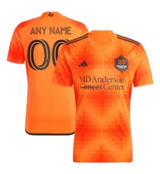 Men Houston Dynamo Custom 2023 24 Home Replica Orange