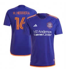 Men Houston Dynamo Hector Herrera 2024 25 Away Replica Purple