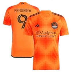 Men Houston Dynamo Sebastian Ferreira 2023 24 Home Replica Orange