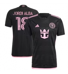 Youth Inter Miami CF Jordi Alba 2024 25 Away Replica Black