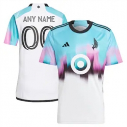 Men Minnesota United FC Custom 2023 24 Away Replica White