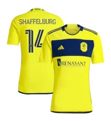 Men Nashville SC Jacob Shaffelburg 2024 25 Home Replica Yellow