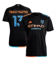 Men New York City FC Thiago Martins 2024 25 Away Replica Black