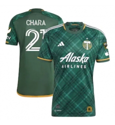 Men Portland Timbers Diego Chara 2023 24 Home Replica Green