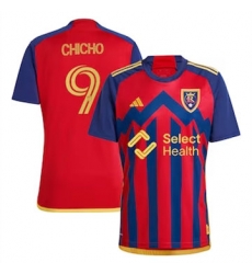 Men Real Salt Lake Cristian Arango 2024 25 Away Replica Red