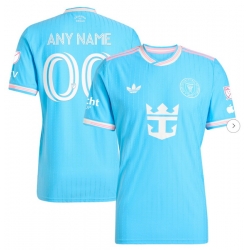 Men's Inter Miami CF adidas Originals Blue 2025 Third Authentic Custom Jersey