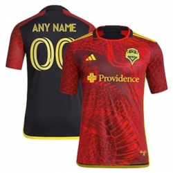 Men Seattle Sounders FC Custom 2023 24 Away Replica Red