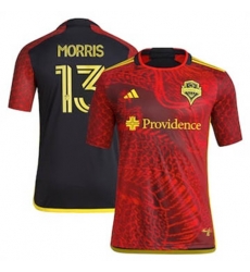 Men Seattle Sounders FC Jordan Morris 2023 24 Away Replica Red