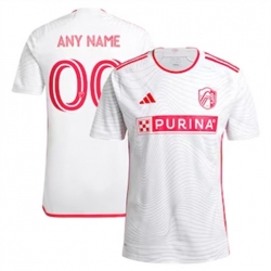 Men St. Louis City SC Custom 2024 25 Away Replica White