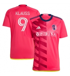 Men St. Louis City SC Joao Klauss 2023 24 Home Replica Red