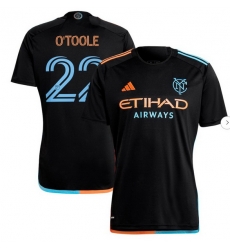 Men's New York City FC Kevin O'Toole adidas Black 2024 24 7 Kit Replica Player Jersey Men's New York City FC Kevin O'Toole adidas Black 2024 24 7 Kit Replica Player Jersey