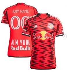 Men New York Red Bulls adidas Red 2024 Legacy Authentic Custom Jersey