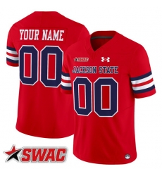 Men Jackson State Tigers ACTIVE PLAYER Custom Red 2026 F U S E Vapor Limited Stitched Football Jersey Men Jackson State Tigers ACTIVE PLAYER Custom Red 2026 F U S E Vapor Limited Stitched Football Jersey